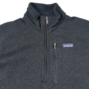 Patagonia Men's Zip Up Sweater - Dark Gray